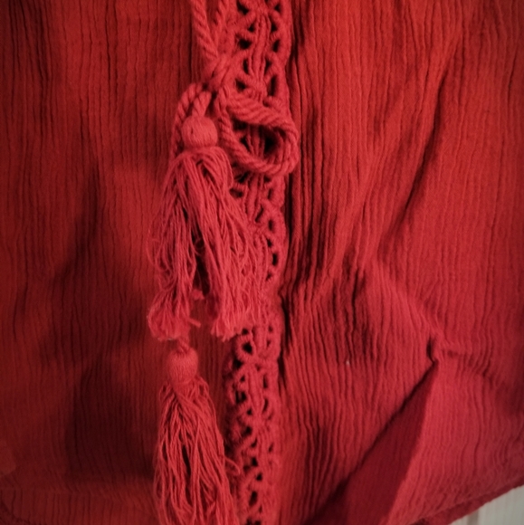 Knox Rose Lace Up Flowy Tank - Picture 3 of 4